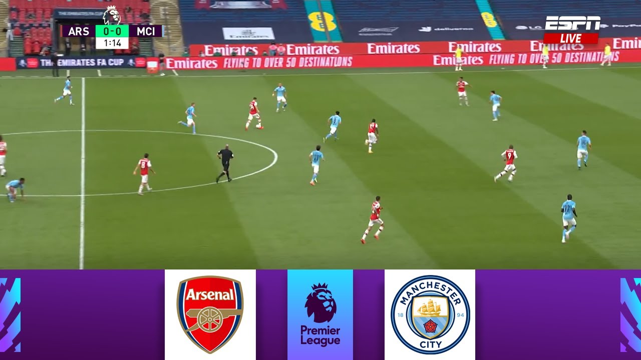Arsenal vs Man City LIVE English Premier League 2022
