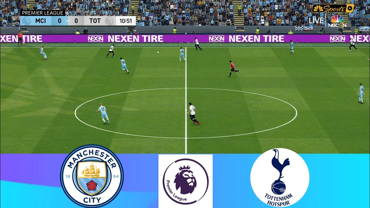 Man City vs Tottenham Premier League LIVE WATCH